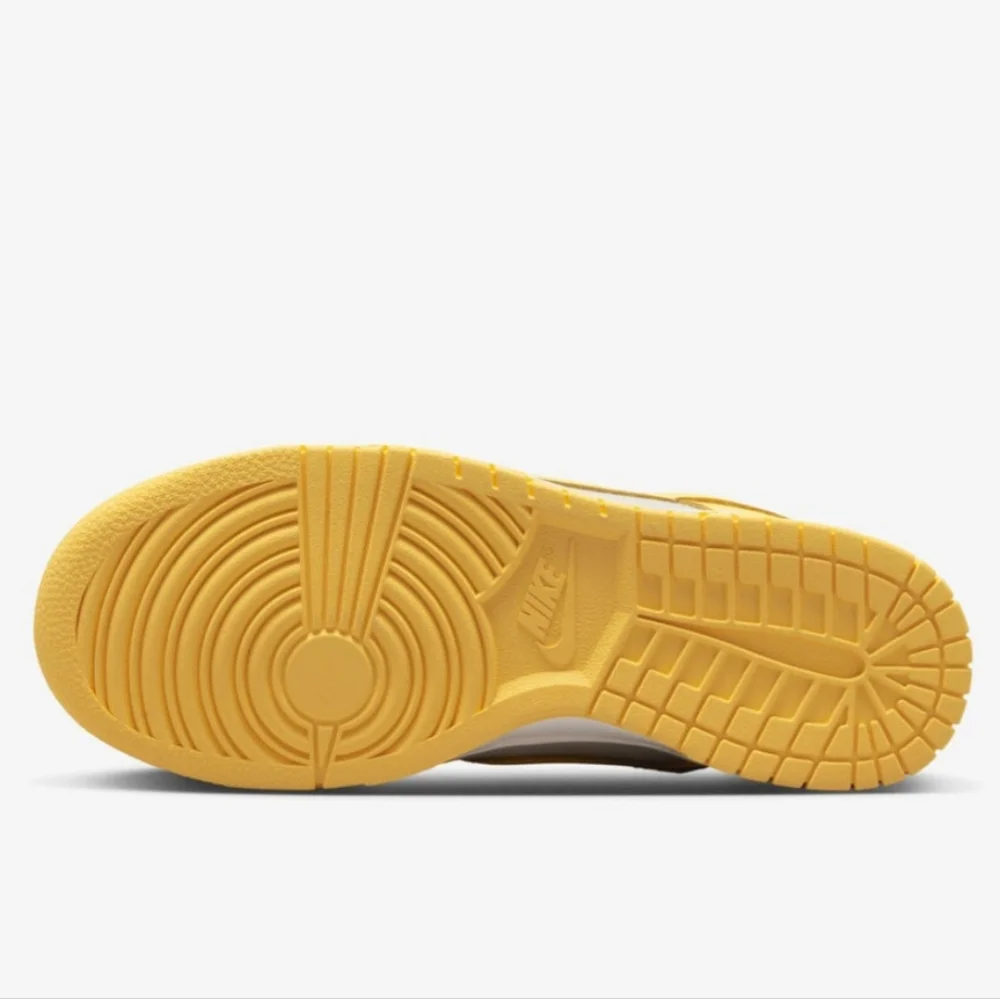 Nike Dunk Low Bright Yellow and Gray Sneakers - Picture 6 of 10